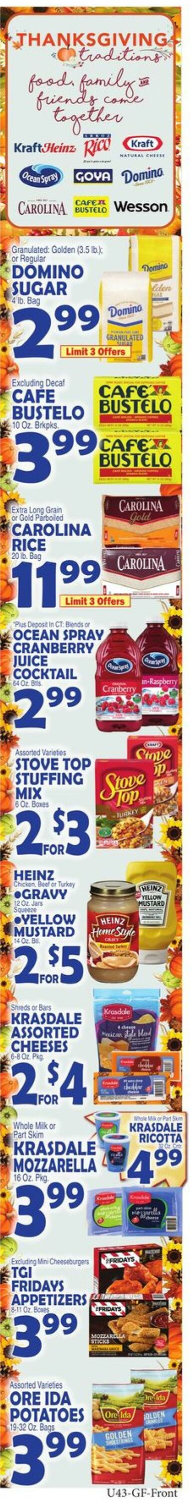 Weekly ad Bravo Supermarkets 11/08/2024 - 11/14/2024