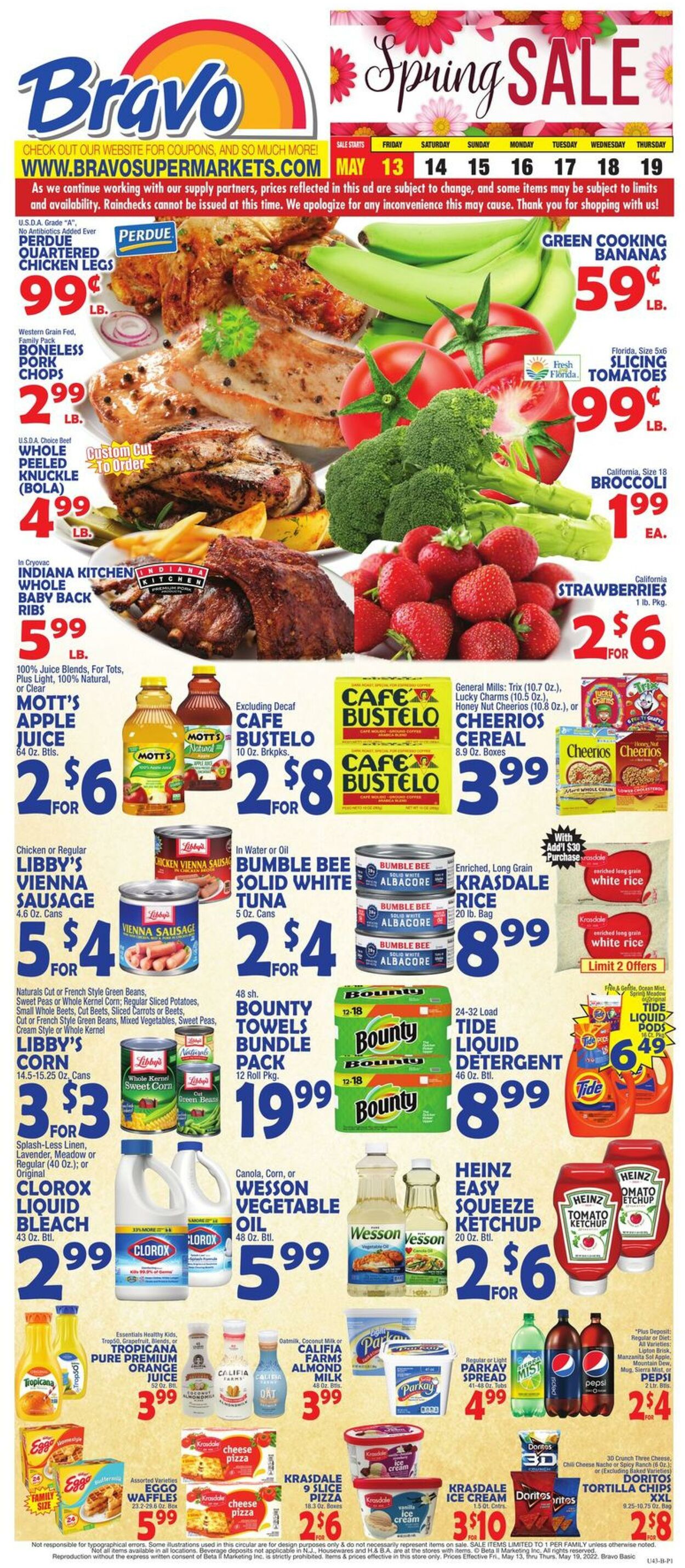 Weekly ad Bravo Supermarkets 05/13/2022 - 05/19/2022