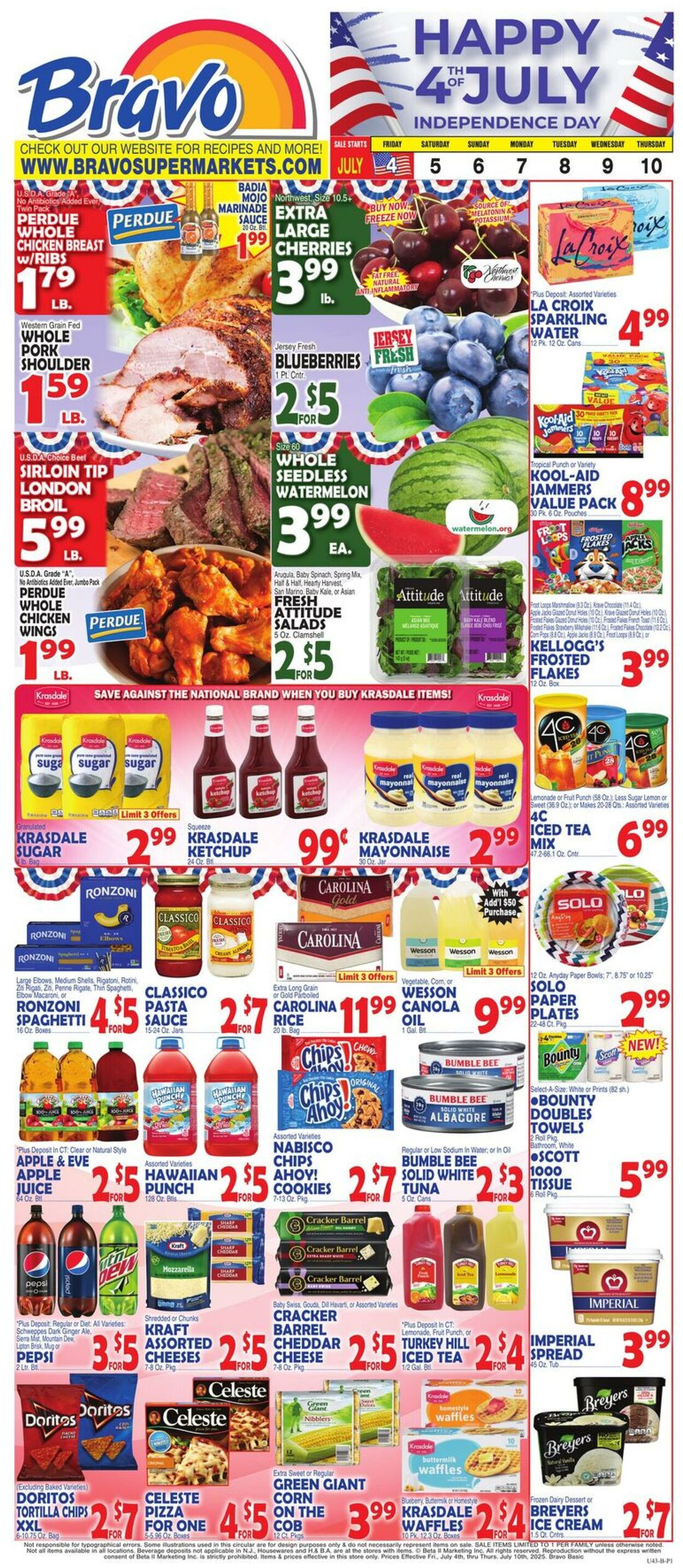 Weekly ad Bravo Supermarkets 07/04/2025 - 07/10/2025