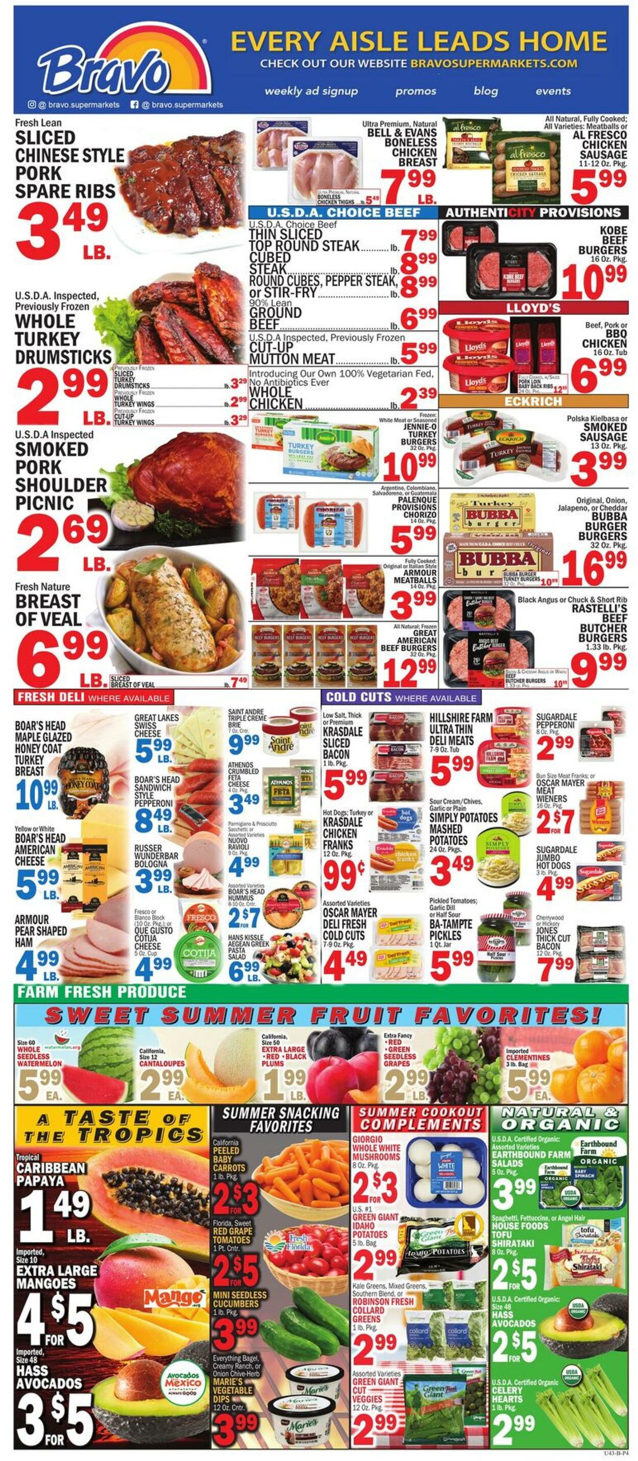 Weekly ad Bravo Supermarkets 07/25/2025 - 07/31/2025