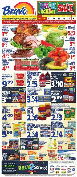 Weekly ad Bravo Supermarkets 08/26/2022-09/01/2022