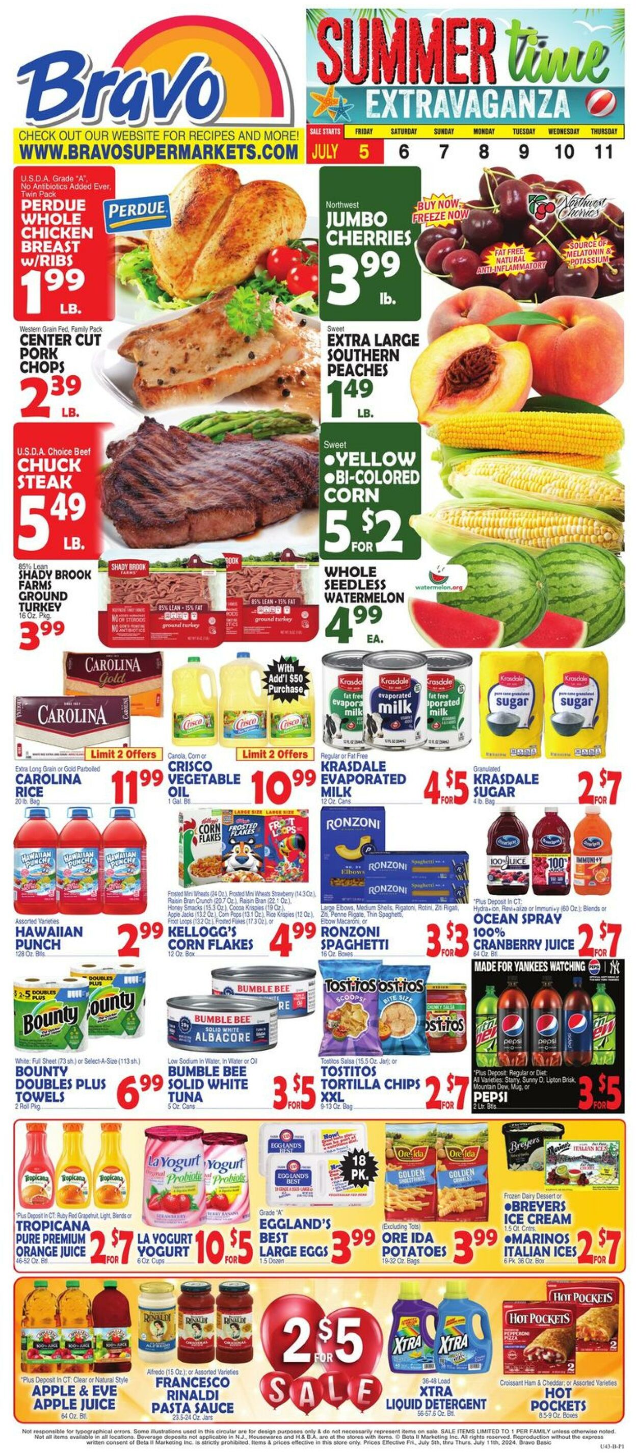 Weekly ad Bravo Supermarkets 07/05/2024 - 07/11/2024