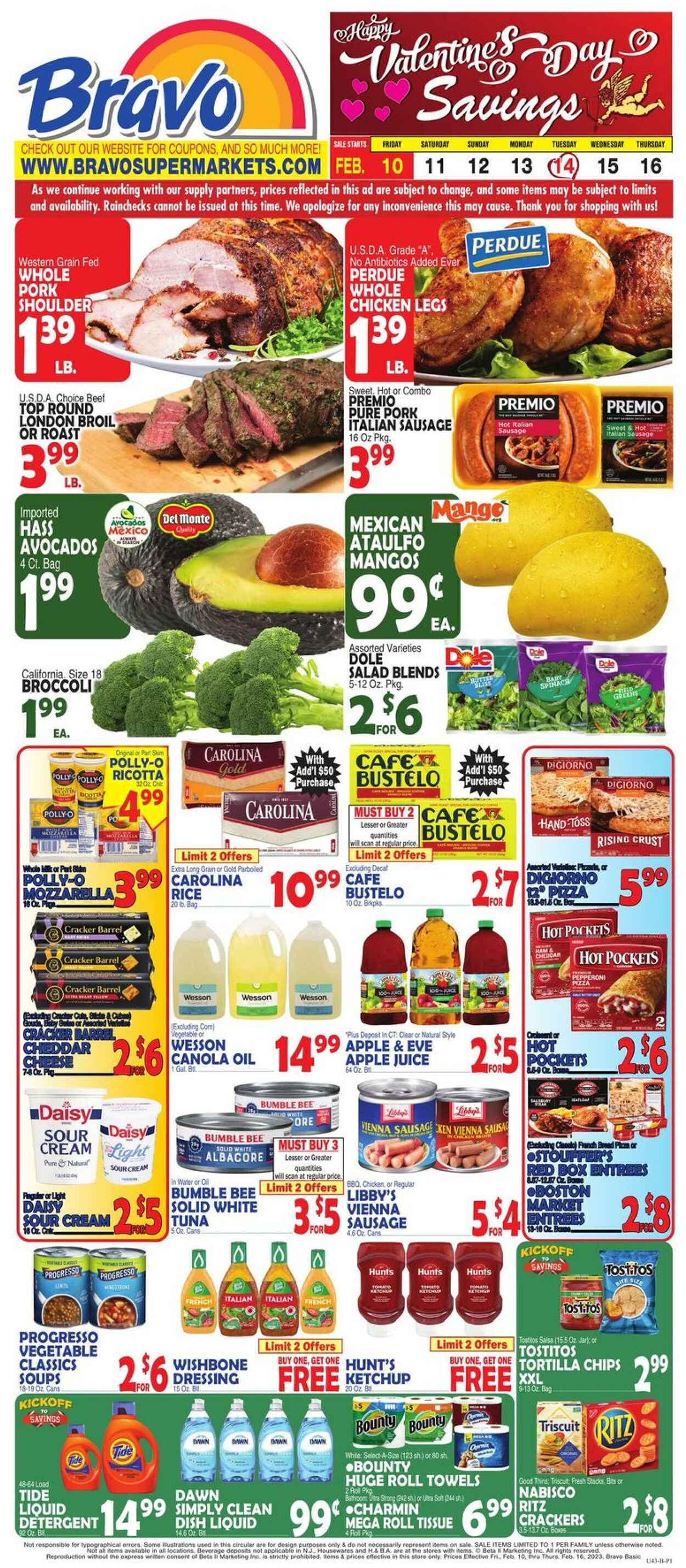 Weekly ad Bravo Supermarkets 02/10/2023 - 02/16/2023