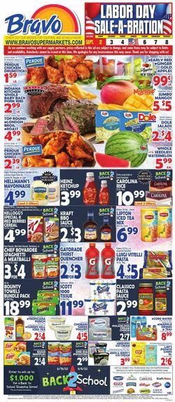 Weekly ad Bravo Supermarkets 09/02/2022-09/08/2022