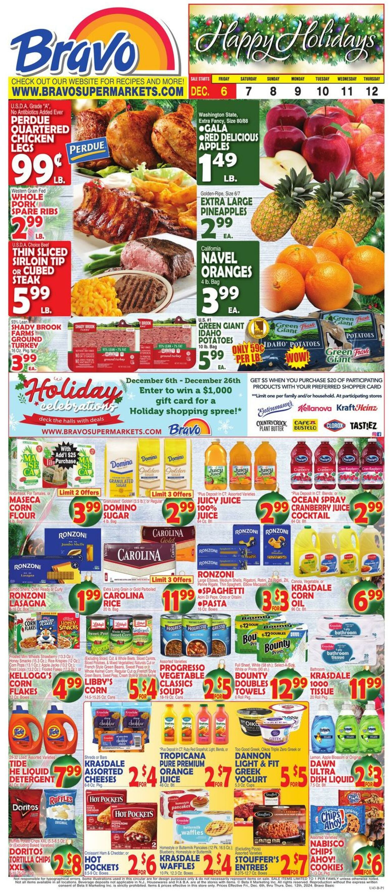 Weekly ad Bravo Supermarkets 12/06/2024 - 12/12/2024