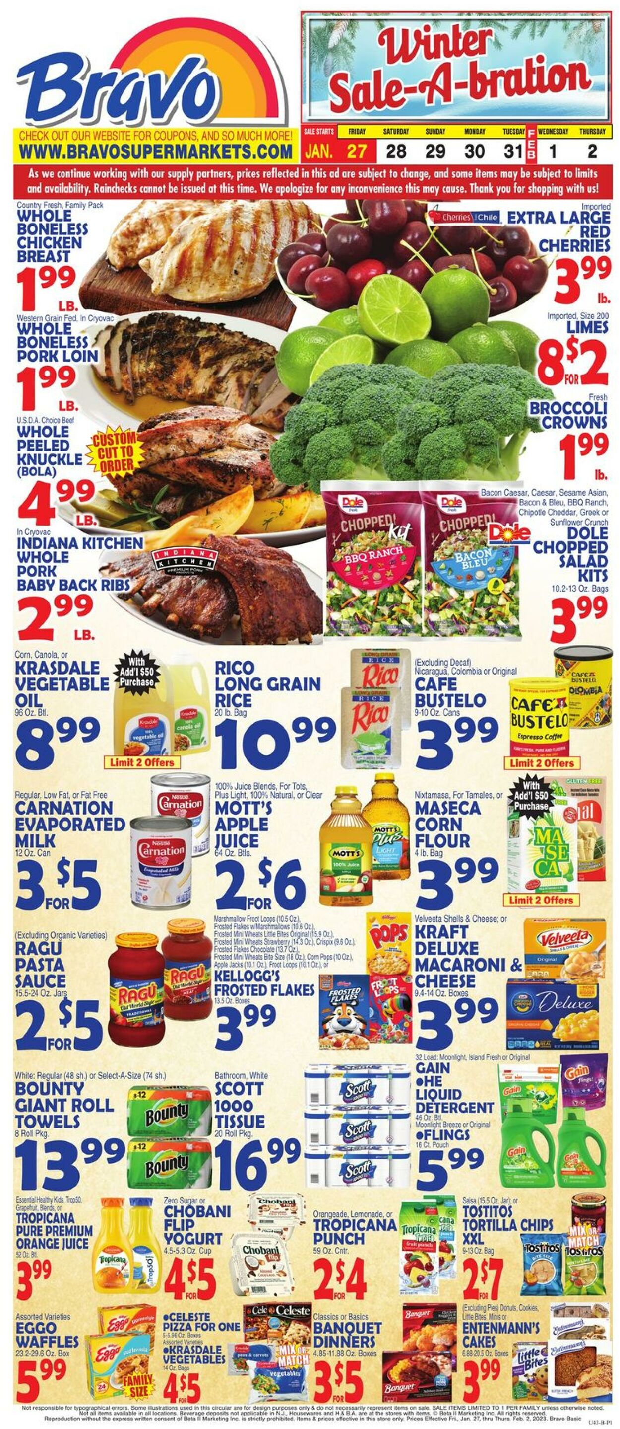 Weekly ad Bravo Supermarkets 01/27/2023 - 02/02/2023