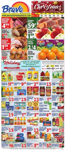 Weekly ad Bravo Supermarkets 12/12/2025 - 12/18/2025