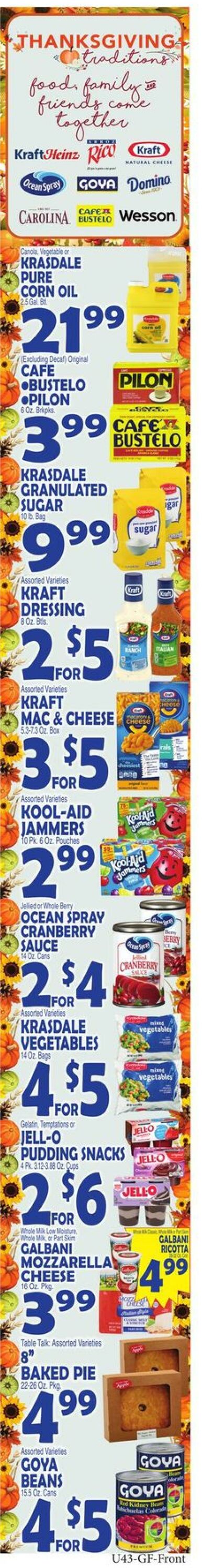 Weekly ad Bravo Supermarkets 11/15/2024 - 11/21/2024