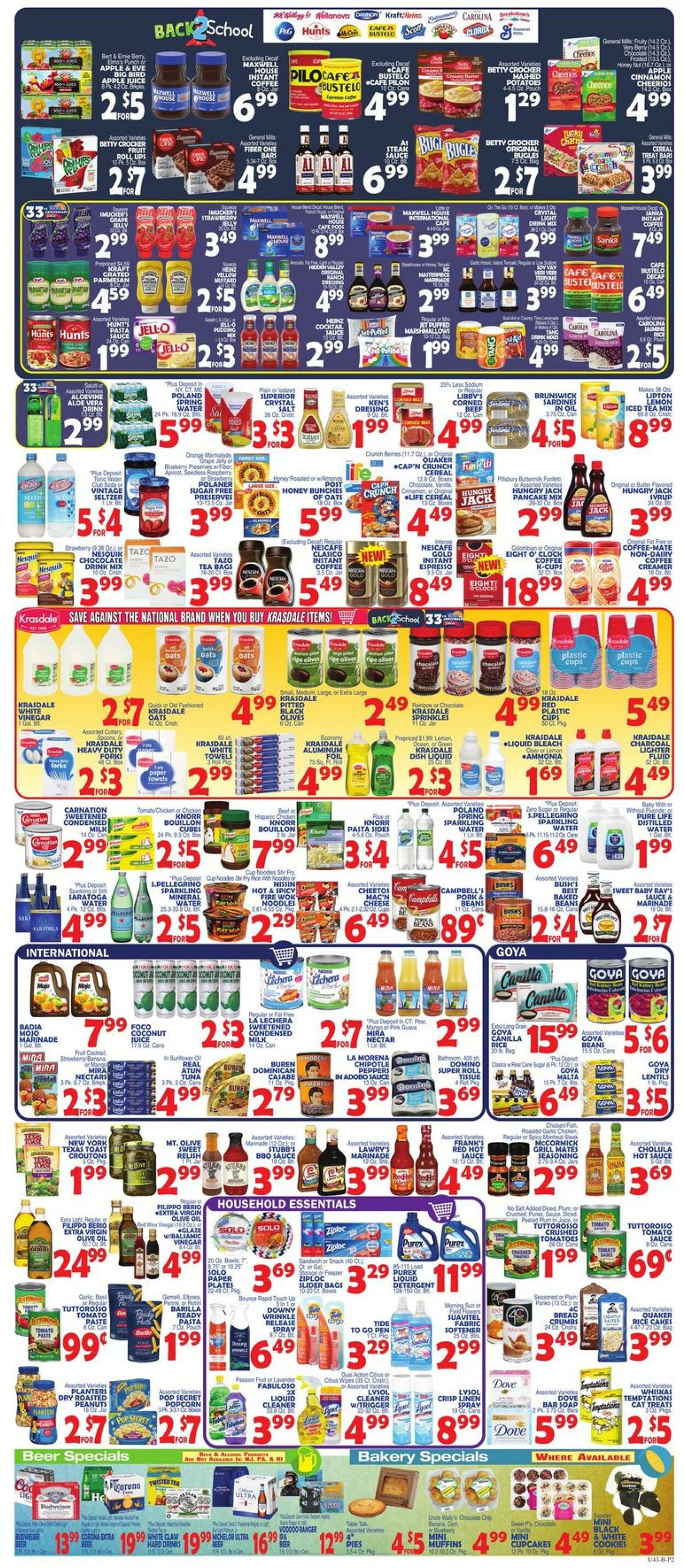 Weekly ad Bravo Supermarkets 08/30/2024 - 09/05/2024