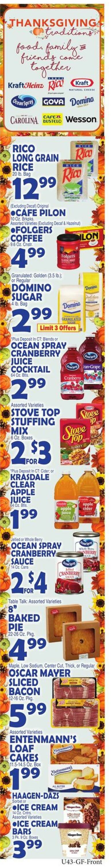 Weekly ad Bravo Supermarkets 11/22/2024 - 11/28/2024