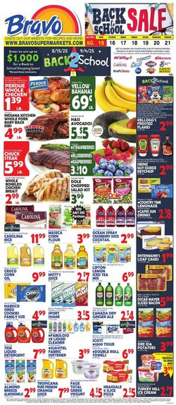 Weekly ad Bravo Supermarkets 08/15/2025 - 08/21/2025