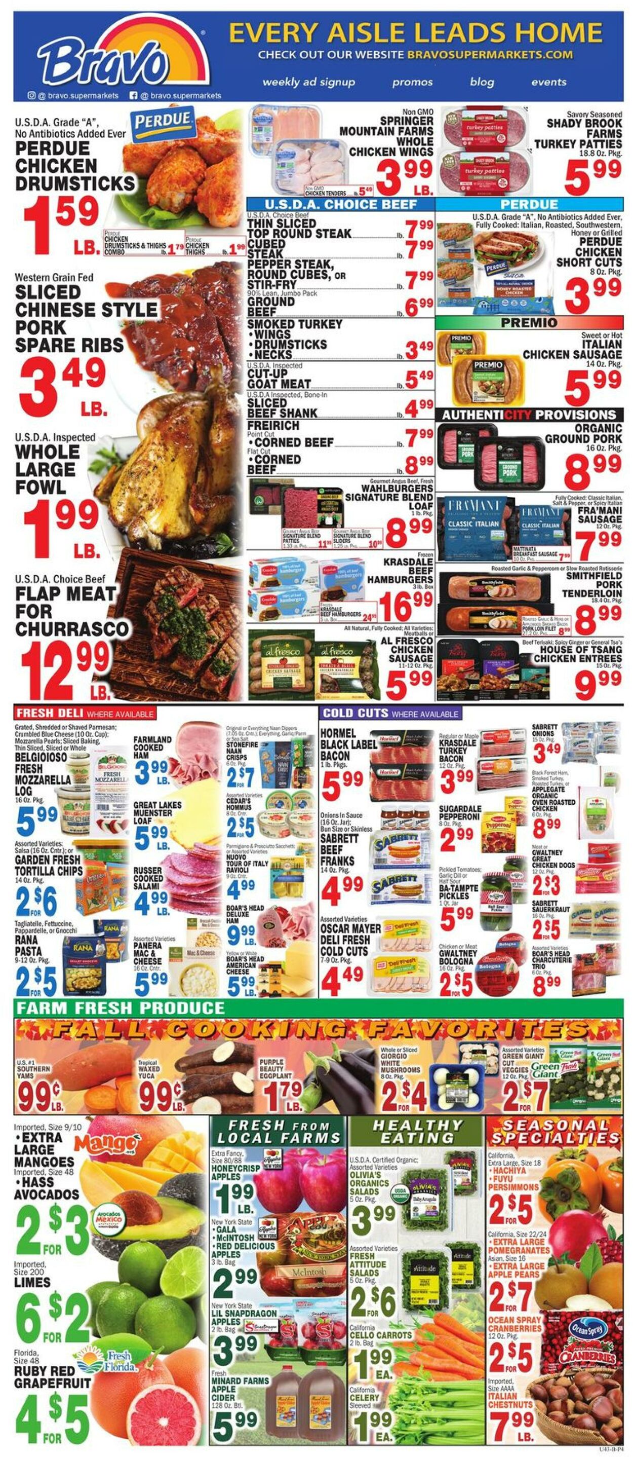 Weekly ad Bravo Supermarkets 11/01/2024 - 11/07/2024