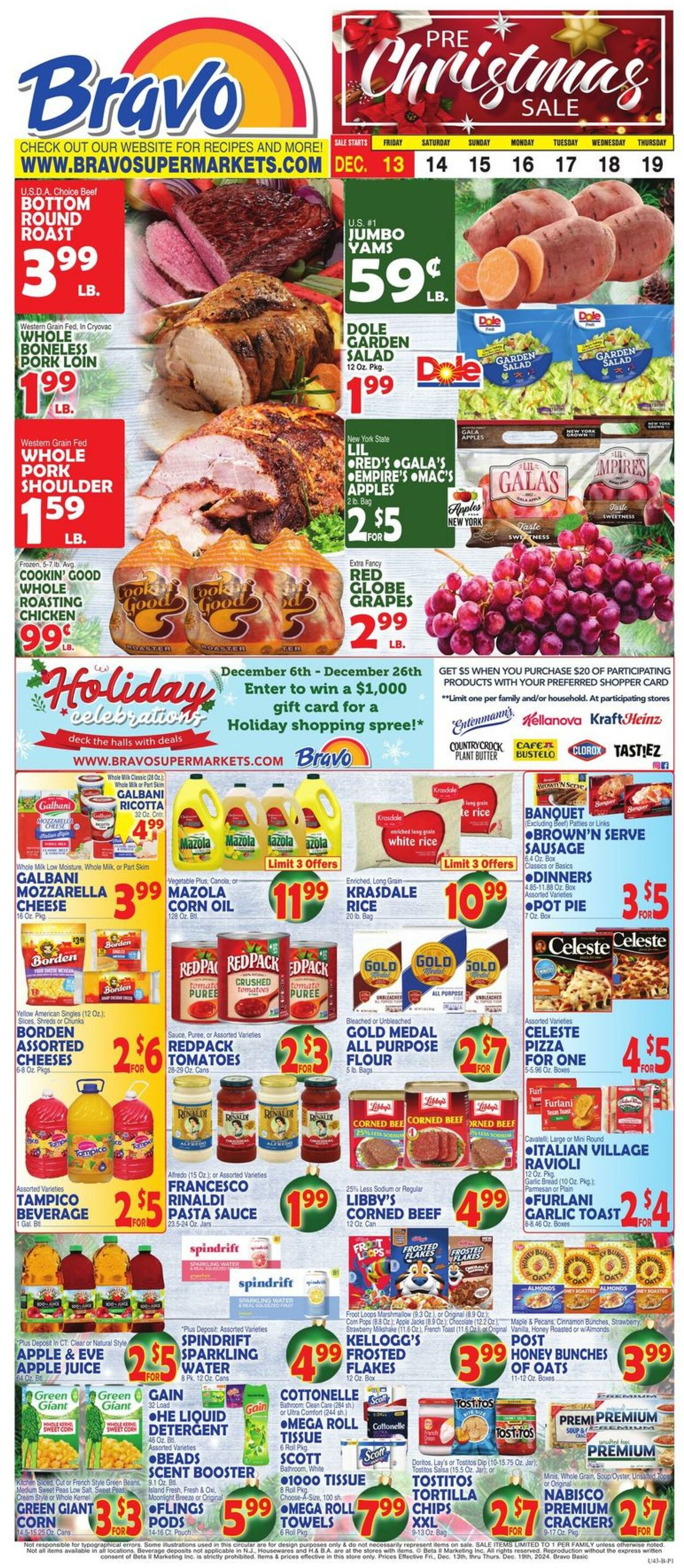 Weekly ad Bravo Supermarkets 12/13/2024 - 12/19/2024