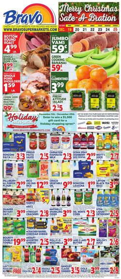 Weekly ad Bravo Supermarkets 12/19/2025 - 12/25/2025