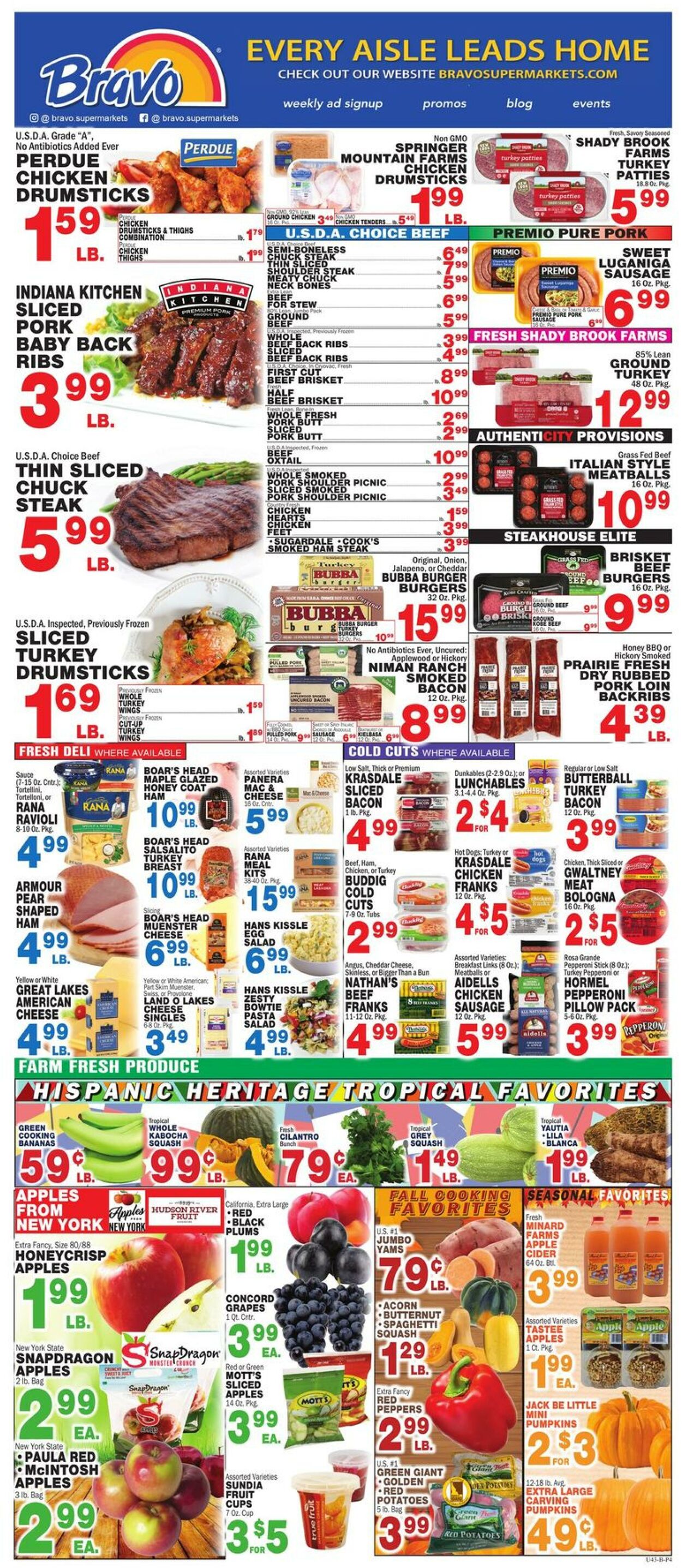 Weekly ad Bravo Supermarkets 09/27/2024 - 10/03/2024