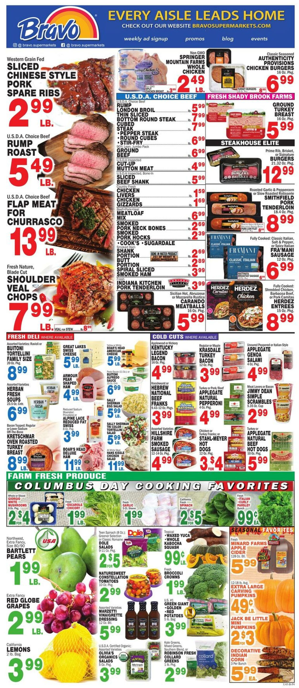 Weekly ad Bravo Supermarkets 10/11/2024 - 10/17/2024