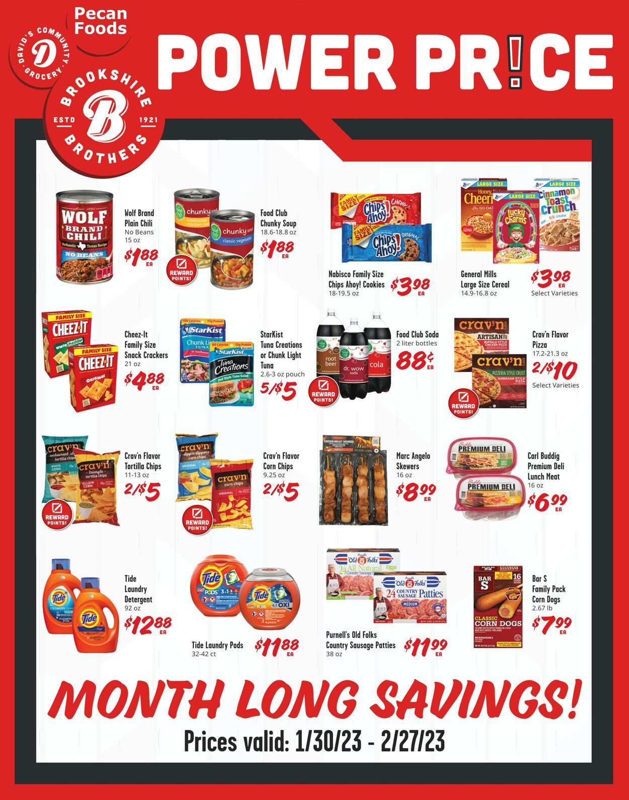 Weekly ad Brookshire Brothers 01/30/2023 - 02/28/2023