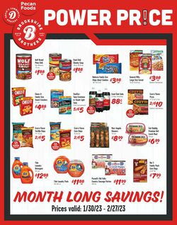 Weekly ad Brookshire Brothers 01/30/2023-02/28/2023