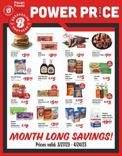 Weekly ad Brookshire Brothers 03/27/2023 - 04/24/2023