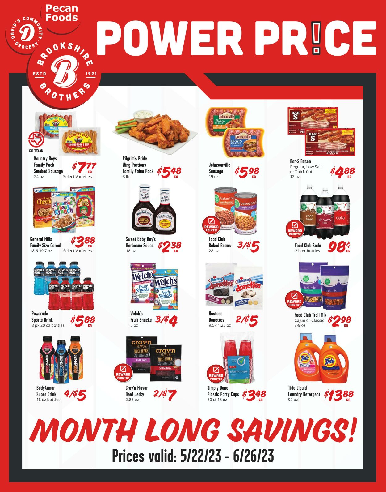 Weekly ad Brookshire Brothers 05/22/2023 - 06/26/2023