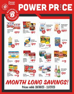 Weekly ad Brookshire Brothers 10/30/2023 - 11/27/2023