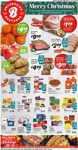 Weekly ad Brookshire Brothers 12/17/2023 - 12/25/2023