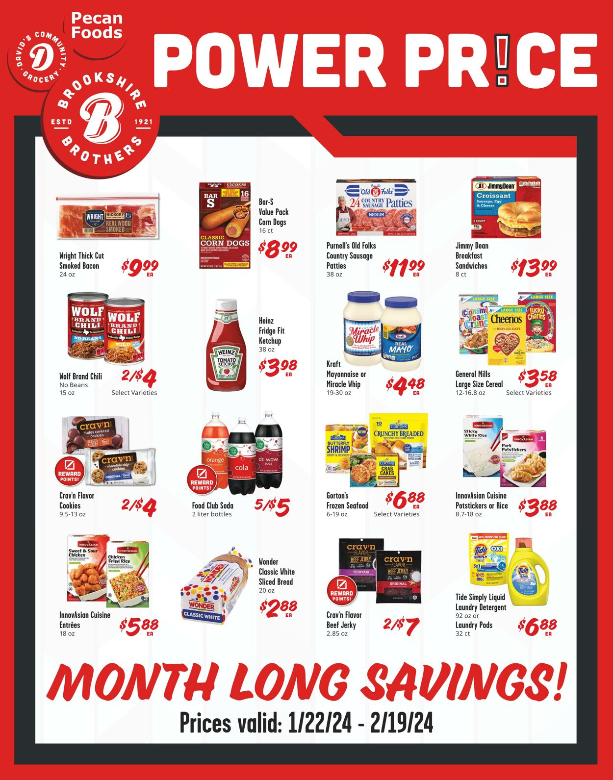 Weekly ad Brookshire Brothers 01/23/2024 - 02/20/2024