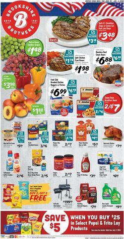 Weekly ad Brookshire Brothers 06/25/2024 - 07/30/2024