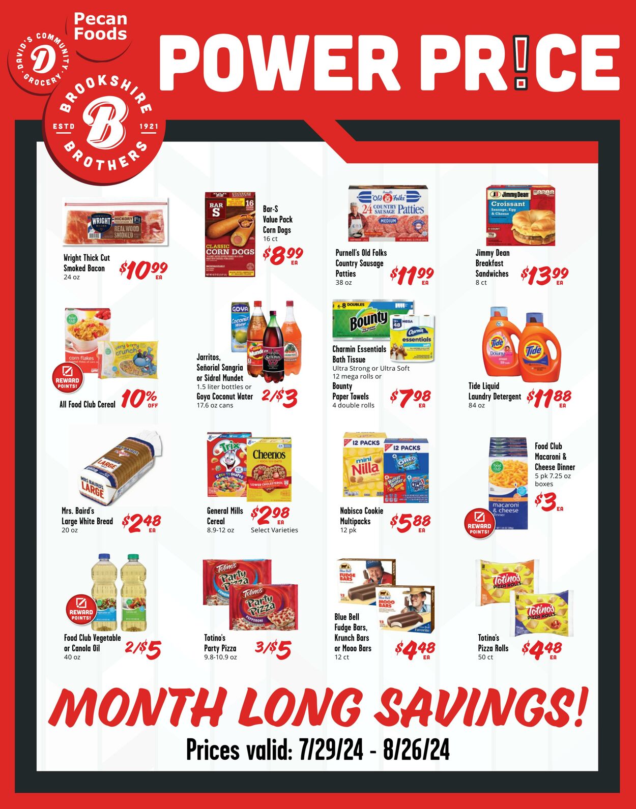 Weekly ad Brookshire Brothers 07/30/2024 - 08/27/2024