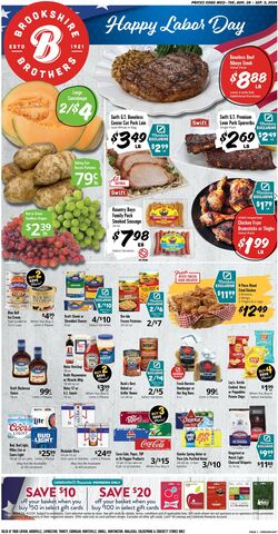 Weekly ad Brookshire Brothers 08/27/2024 - 09/04/2024