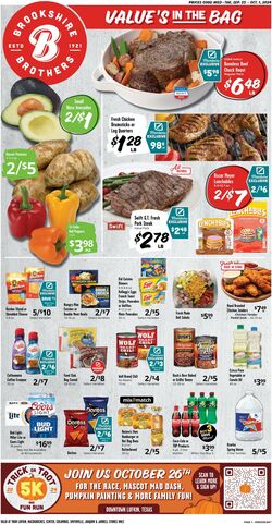 Weekly ad Brookshire Brothers 09/24/2024 - 10/02/2024