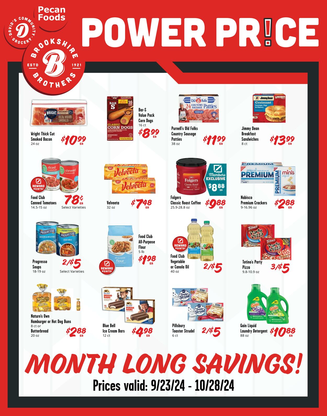 Weekly ad Brookshire Brothers 09/24/2024 - 10/29/2024