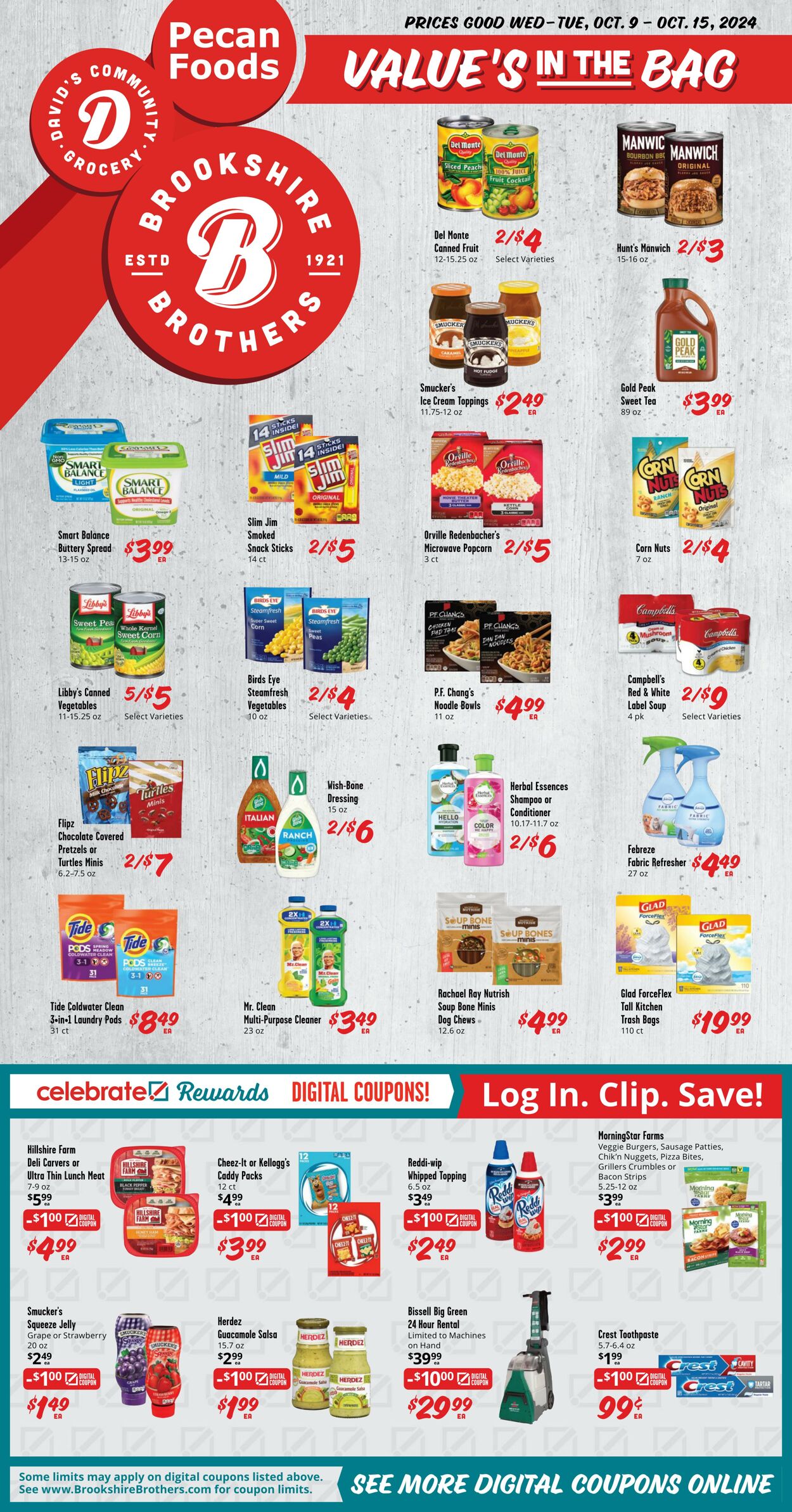 Weekly ad Brookshire Brothers 10/08/2024 - 10/16/2024