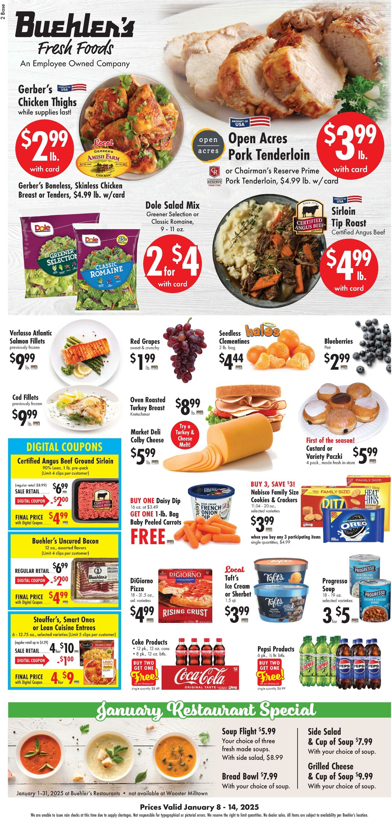 Weekly ad Buehler's Fresh Food 01/08/2025 - 01/14/2025