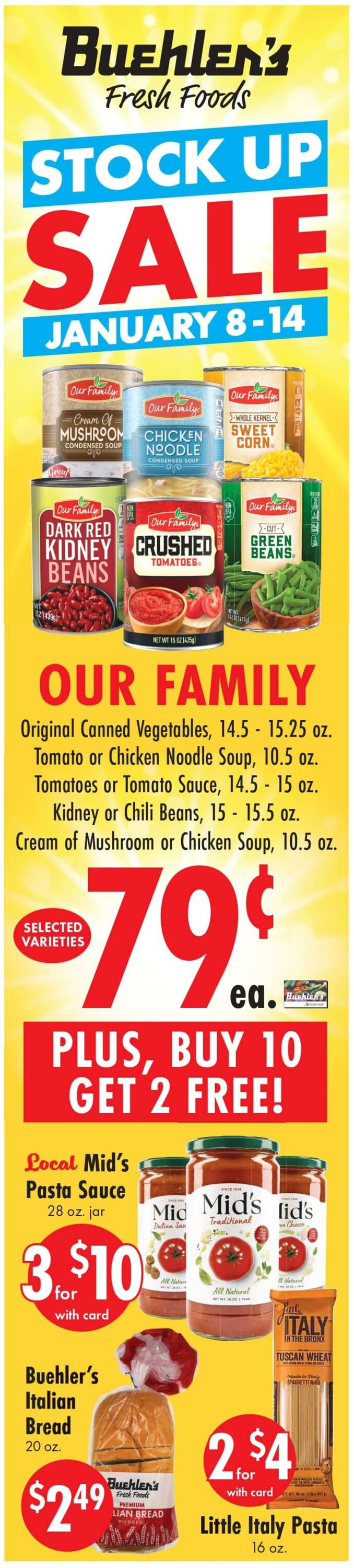 Weekly ad Buehler's Fresh Food 01/08/2025 - 01/14/2025