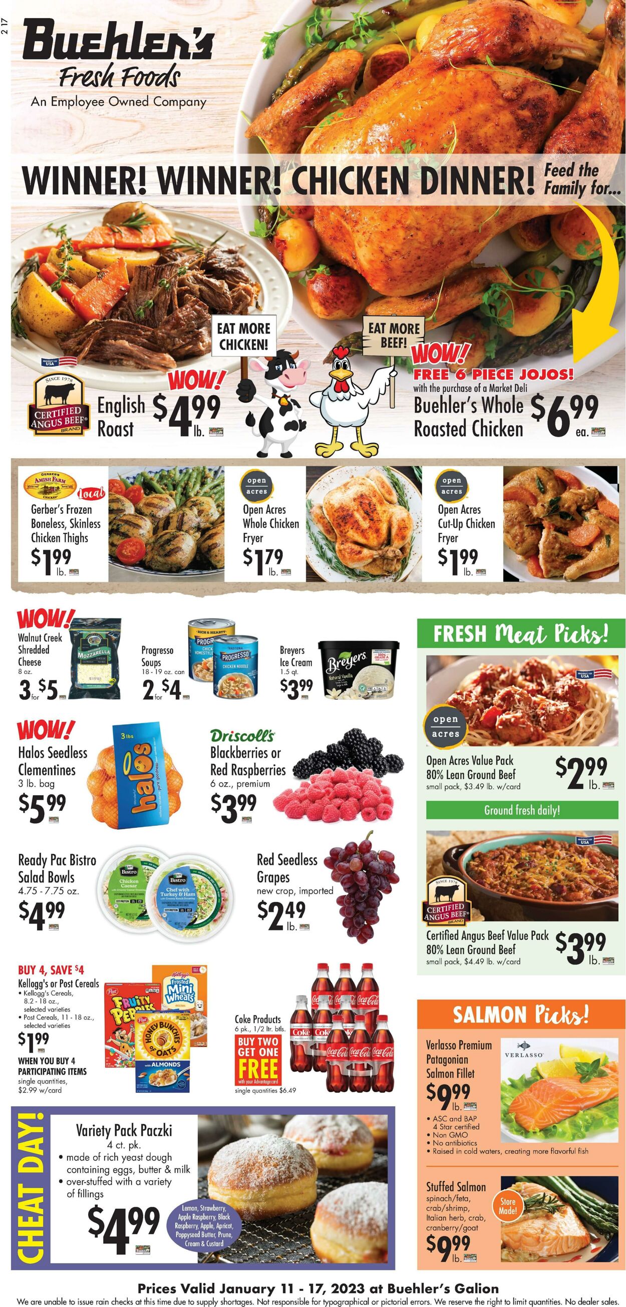 Weekly ad Buehler's Fresh Food 01/11/2023-01/17/2023