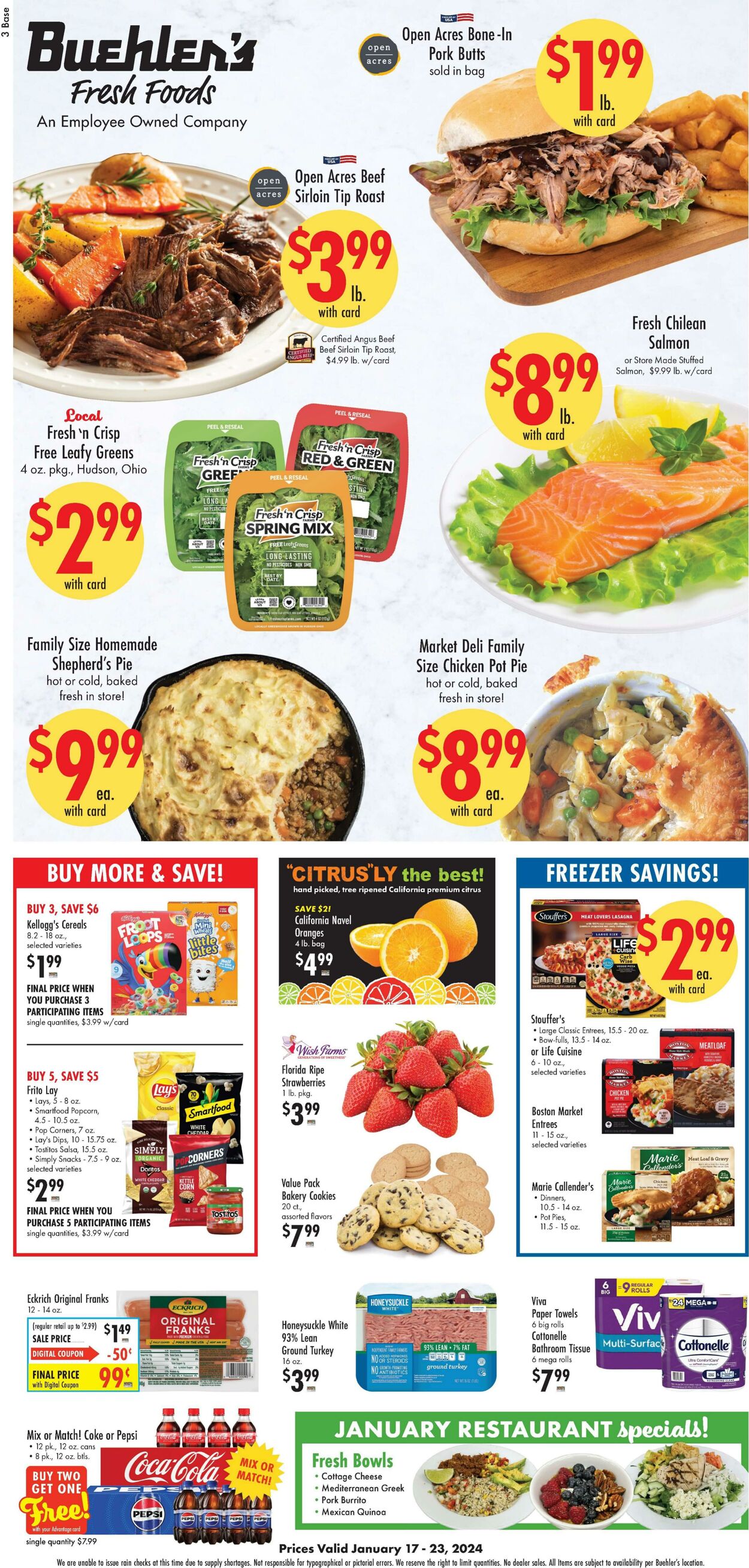 Weekly ad Buehler's Fresh Food 01/17/2024 - 01/23/2024