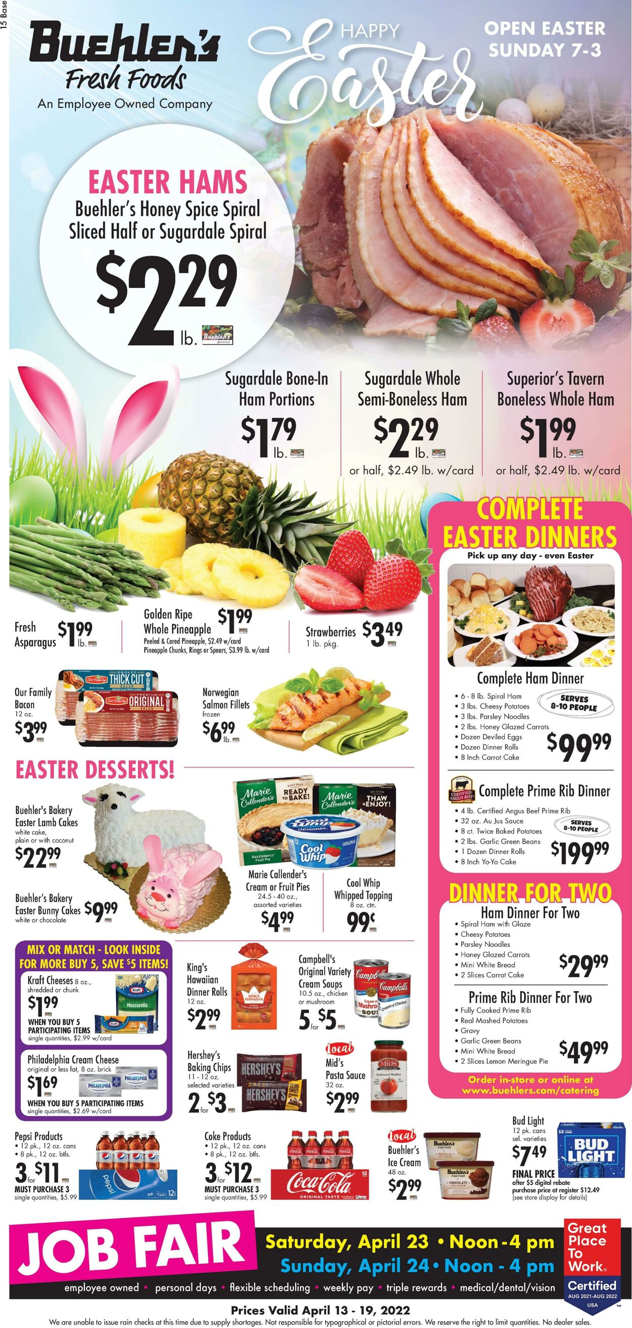 Weekly ad Buehler's Fresh Food 04/13/2022 - 04/19/2022