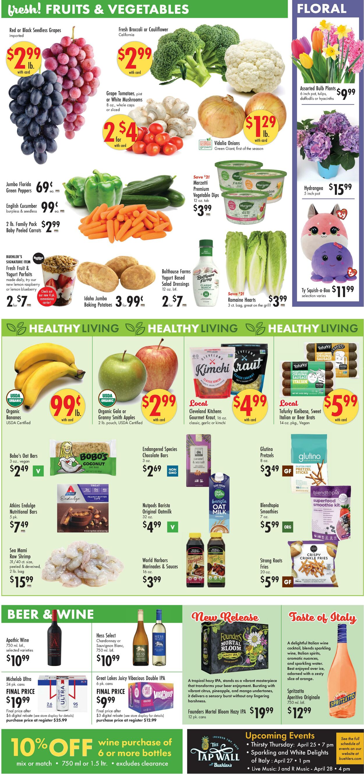Weekly ad Buehler's Fresh Food 04/24/2024 - 04/30/2024