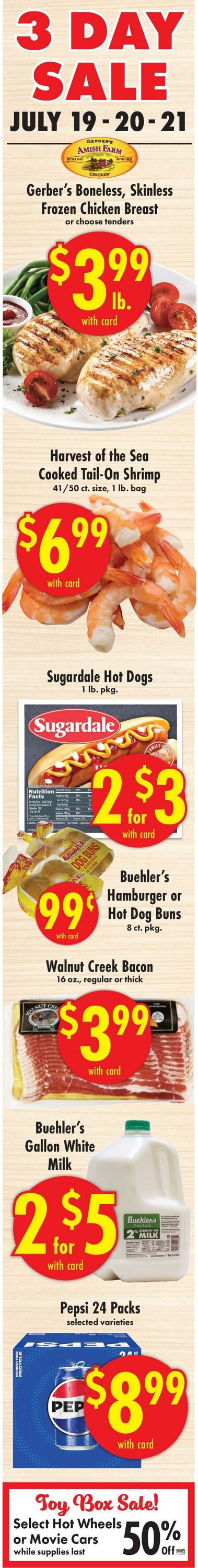 Weekly ad Buehler's Fresh Food 07/17/2024 - 07/23/2024