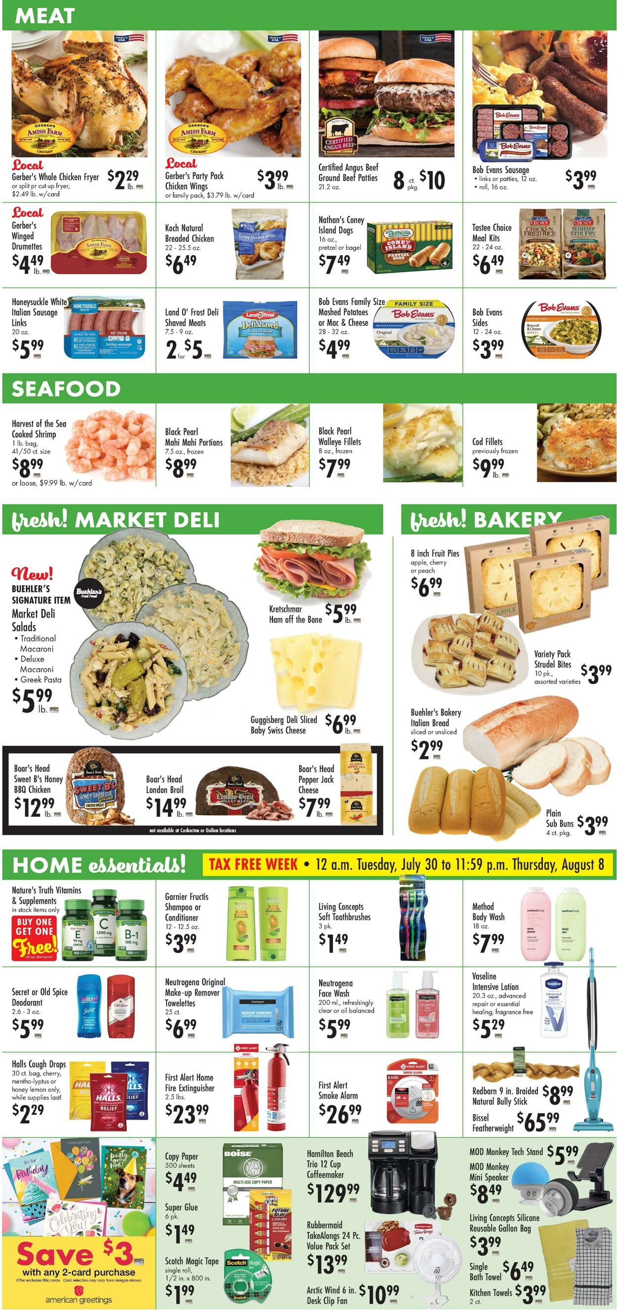 Weekly ad Buehler's Fresh Food 07/31/2024 - 08/06/2024