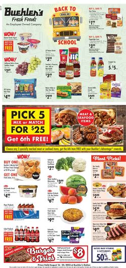 Weekly ad Buehler's Fresh Food 08/16/2023 - 08/22/2023