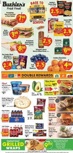 Weekly ad Buehler's Fresh Food 08/28/2024 - 09/03/2024