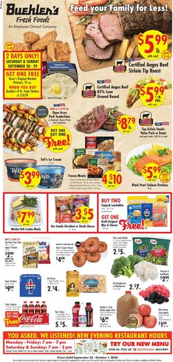 Weekly ad Buehler's Fresh Food 09/25/2024 - 10/01/2024