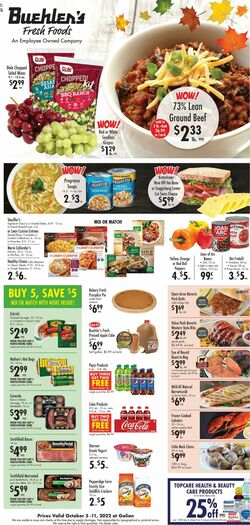 Weekly ad Buehler's Fresh Food 10/05/2022-10/11/2022