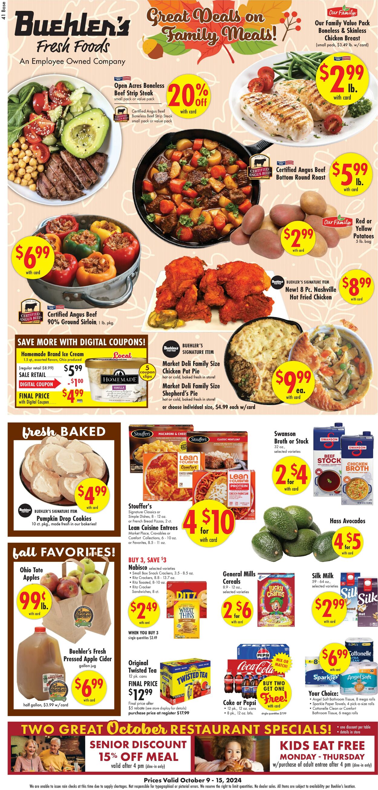 Weekly ad Buehler's Fresh Food 10/09/2024 - 10/15/2024