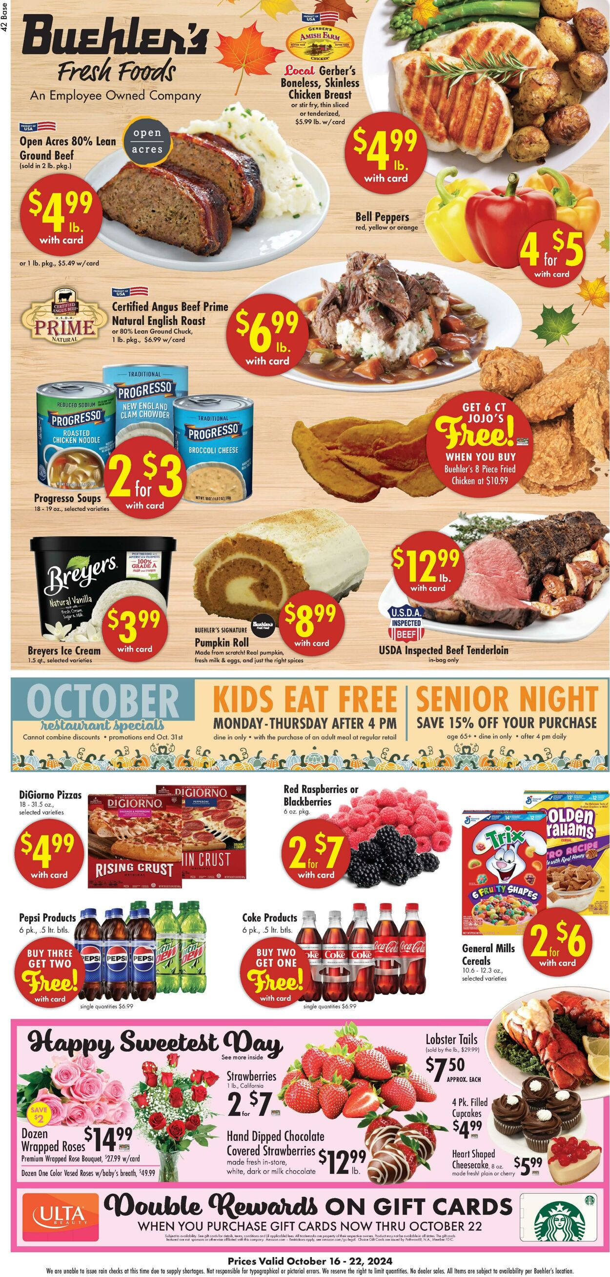 Weekly ad Buehler's Fresh Food 10/16/2024 - 10/22/2024