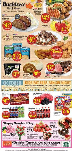 Weekly ad Buehler's Fresh Food 09/14/2022 - 09/20/2022