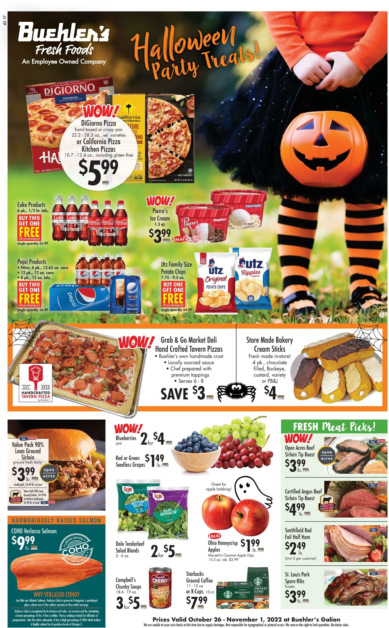 Weekly ad Buehler's Fresh Food 10/26/2022 - 11/01/2022