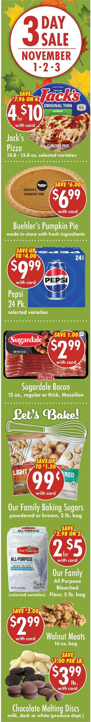 Weekly ad Buehler's Fresh Food 10/30/2024 - 11/05/2024